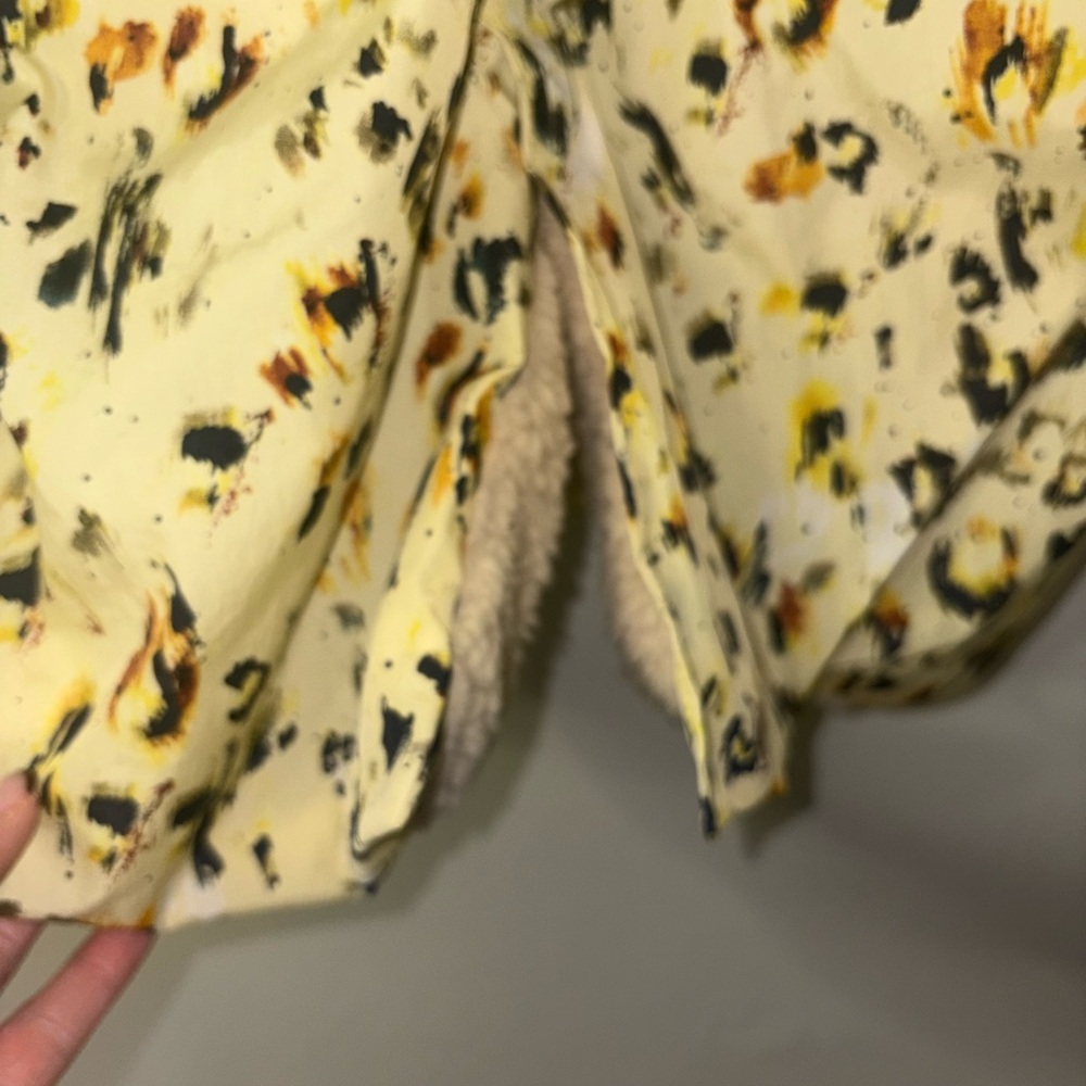 Obey Women's Republique Yellow and Black Animal Print Bomber Jacket - Picture 5 of 8